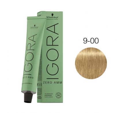 IGORA  ZERO AMM NRO 9-00 RUBIO MUY CLARO NATURAL INTENSO 