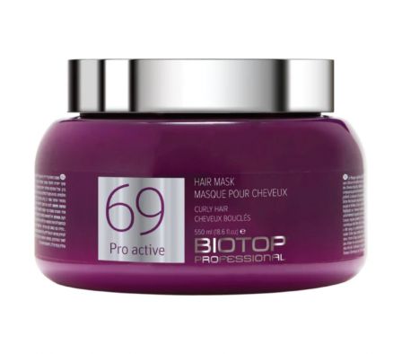 69 PRO ACTIVE HAIR MASK - BIOTOP PROFESSIONAL - Mascarilla para cabello rizado - 550ml