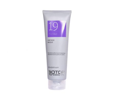 19 PRO SILVER MASK - BIOTOP PROFESSIONAL - Mascarilla para cabello rubio 250ml