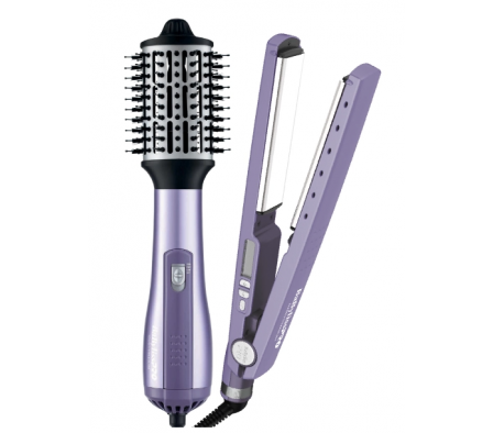 BABYLISS PACK LAVANDA (HOT BRUSH + PLANCHITA)