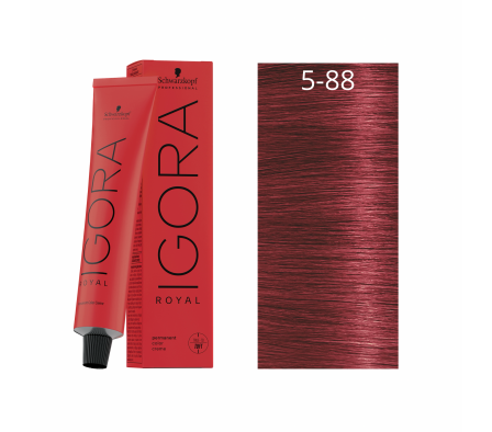 IGORA ROYAL CASTAÑO CLARO ROJO INTENSO N° 5-88