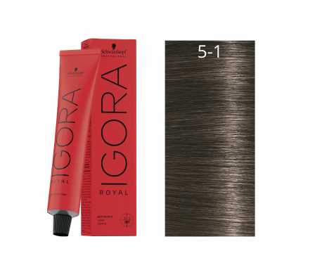 IGORA ROYAL CASTAÑO CLARO CENIZA N° 5-1 