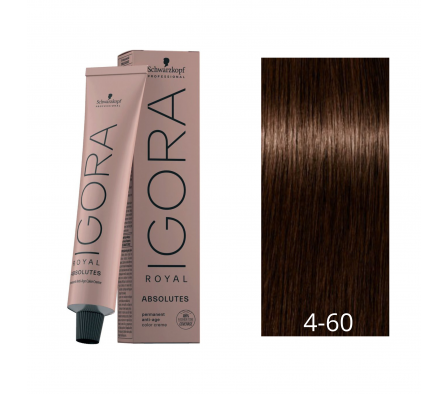IGORA ABSOLUTE CASTAÑO MEDIO/MARRON NATURAL N° 4-60  