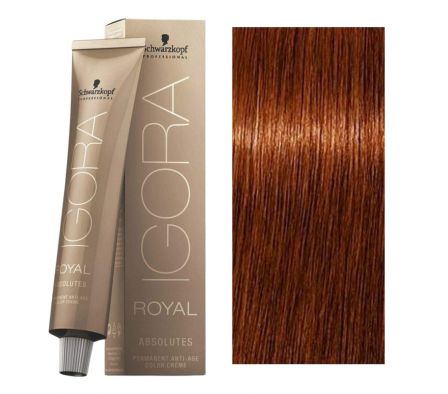 IGORA ABSOLUTE RUBIO OSCURO/COBRE NATURAL N° 6-70 