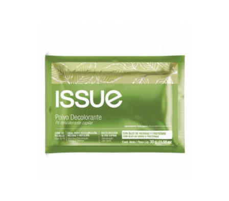 ISSUE POLVO DECOLORANTE ACLARACION Y CUIDADO 30GRS 