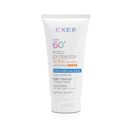 EXEL PROTECTOR SOLAR MEDIO TOQUE SECO SPF 60  50ML 
