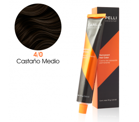 CAPELLI TINTE NRO 4-0 CASTAÑO MEDIO 70GR