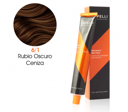 CAPELLI TINTE NRO 6-1 RUBIO OSCURO CENIZA 70GR