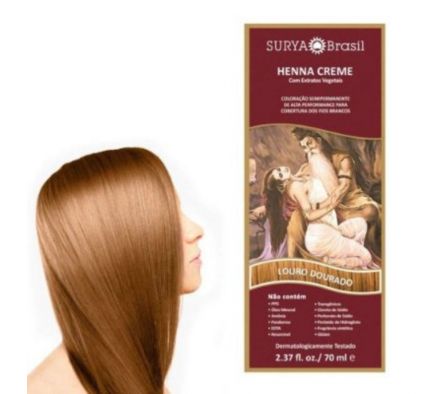 SURYA HENNA CR.  RUBIO DORADO  70ml