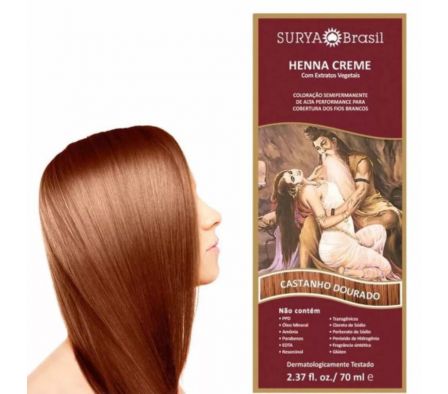 SURYA HENNA CR. CASTAÑO DORADO 70ml
