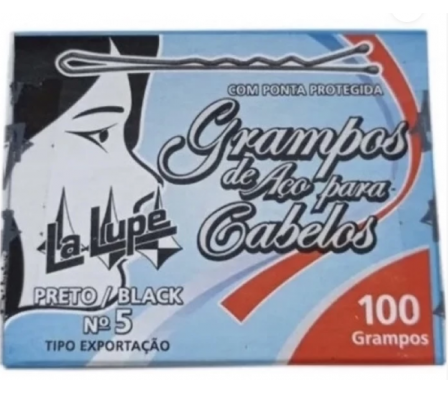 HEBILLA NEGRA N° 5 LA LUPE 100 UNIDADES