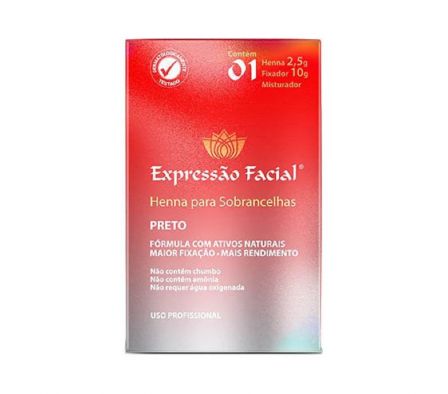 EXPRESSAO FACIAL HENNA CEJAS #NEGRO