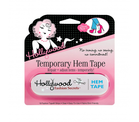 HOLLYWOOD FASHION SECRETS CINTA AD. TEMPORAL P/RUEDO X18UN