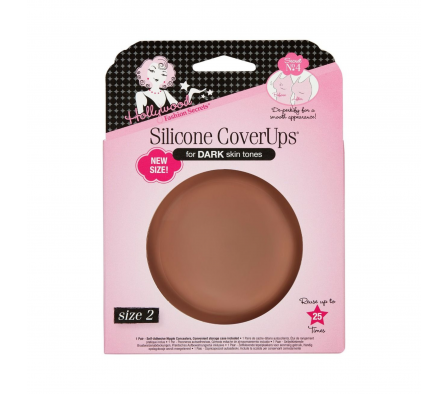 HOLLYWOOD FASHION SECRETS CUBRE PEZON SILICONA DARK