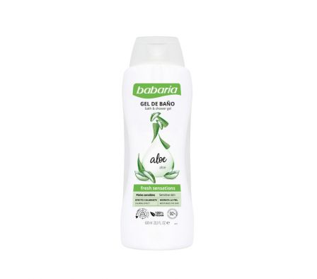 BABARIA GEL DE BAÑO ALOE VERA 600ml