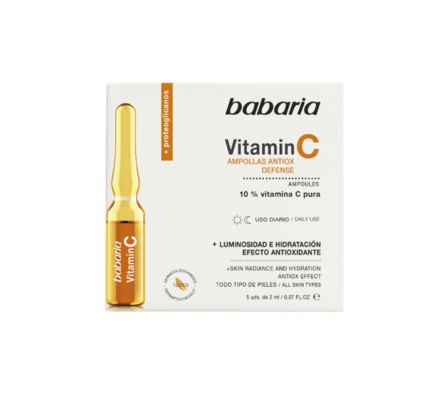 BABARIA AMPOLLLAS ANTIOX. VITAMINA C X5UNID